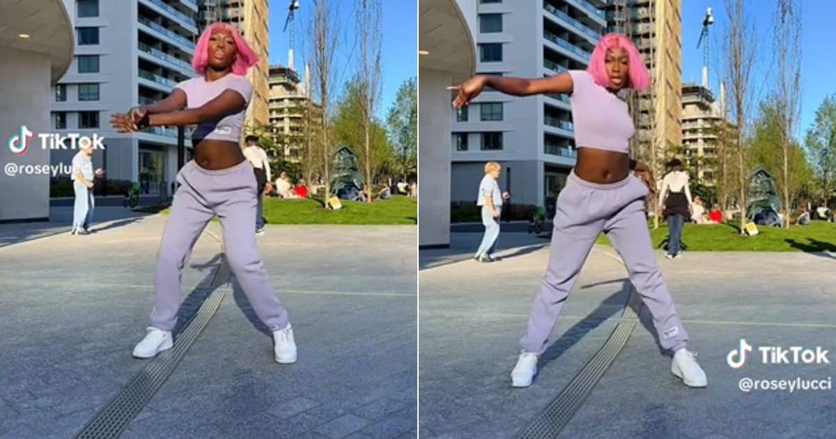 UK Lady Tries Amapiano Dance Challenge, Mzansi Rate Her Entry Into