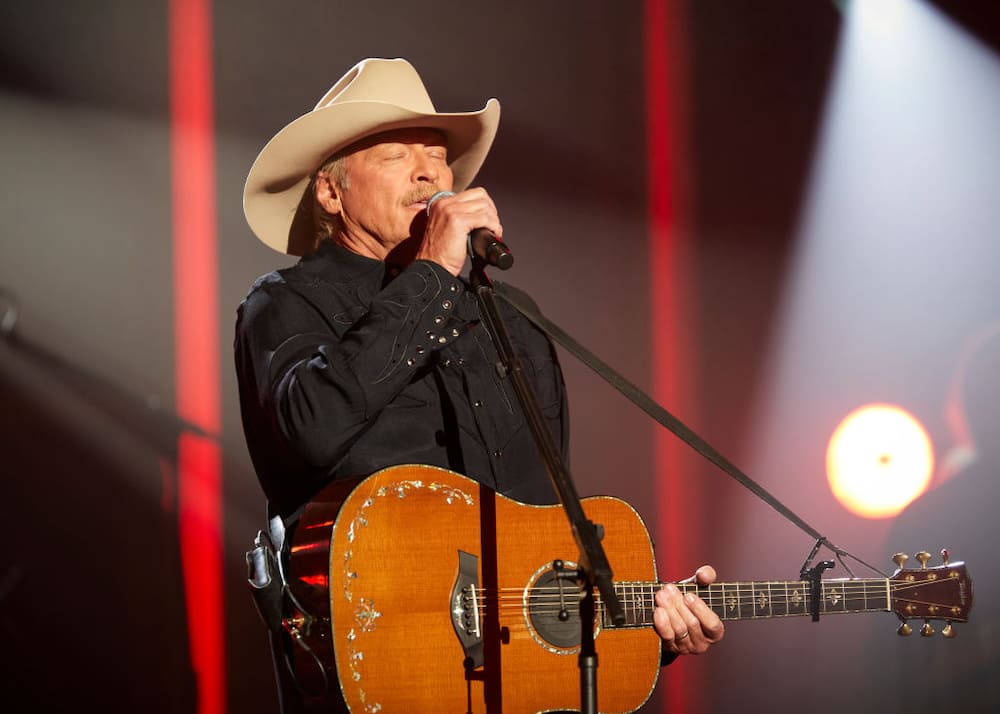 Country music star Alan Jackson performs for the 56TH Academy of Country Music Awards.