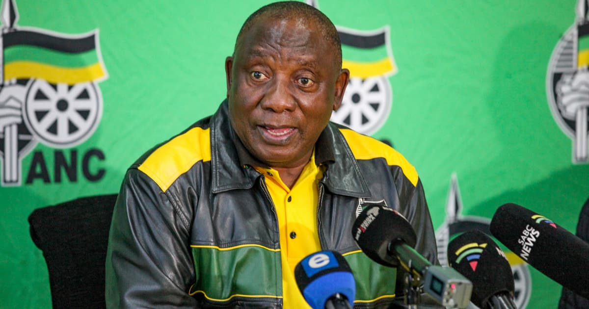 President Cyril Ramaphosa Says ANC is Broke Because Funders Don't Want ...