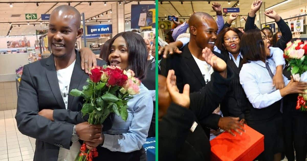 Pick 'n Pay proposal makes waves on TikTok, couple receives wedding gift from retail giant