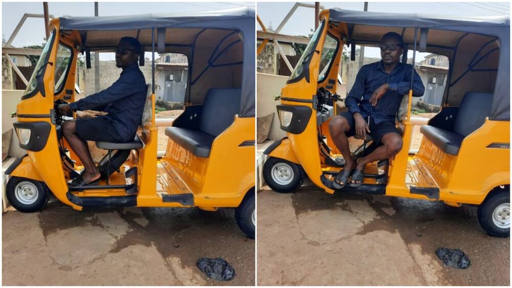 You Can Make more Money than Bank Manager: Reactions as Man Showcases New Keke he Bought for himself