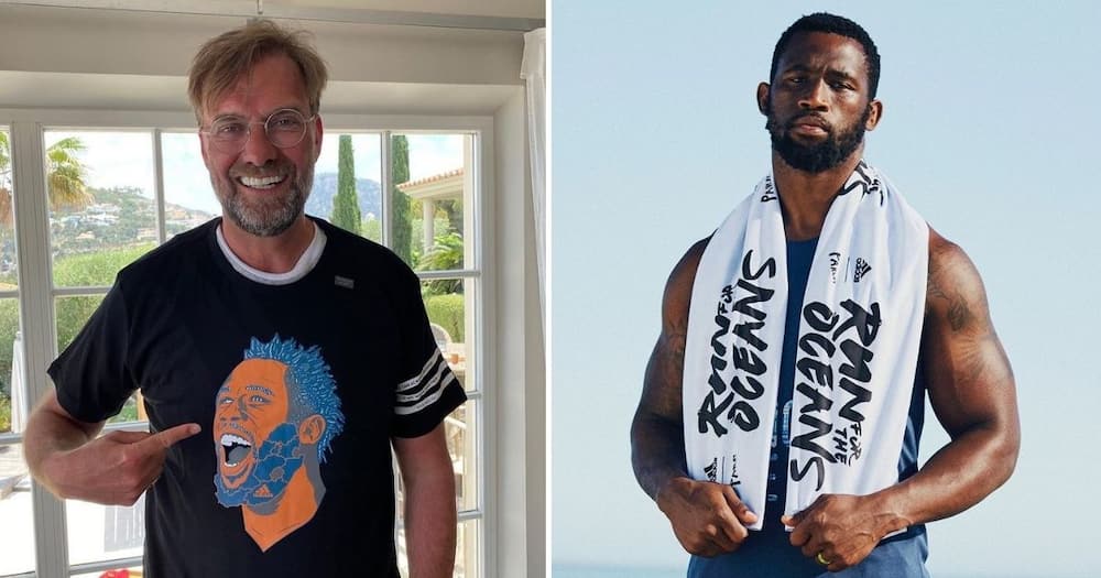 Jurgen Klopp and Siya Kolisi