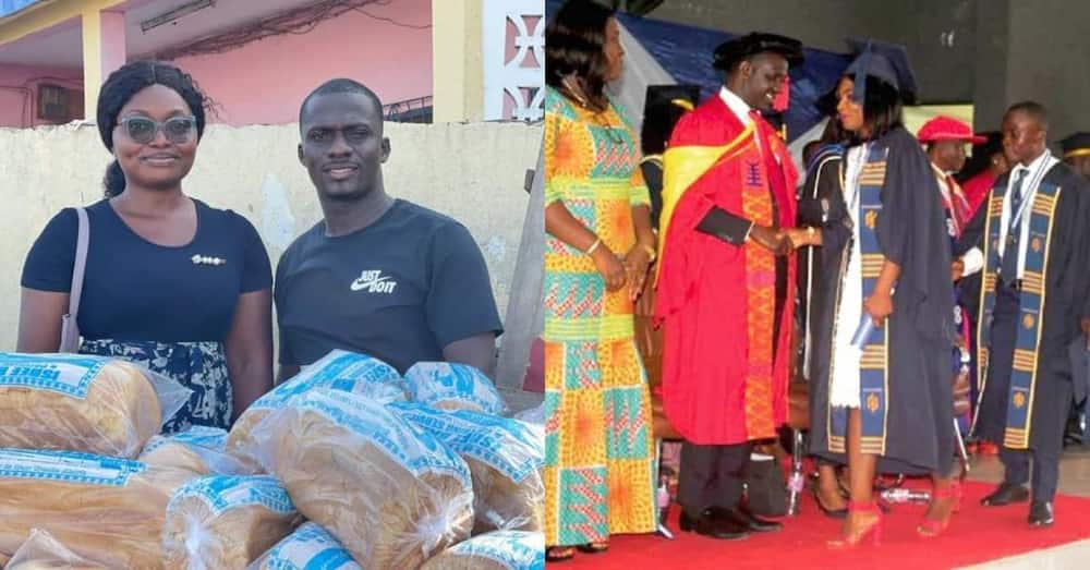 Meet the first-class graduate selling bread on street for 2 years due to unemployment
Credit: Zionfelix Entertainment News