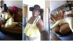 I love wearing my wife's clothes: Man says as he poses in wife's matching crop top & trousers, stirs reactions