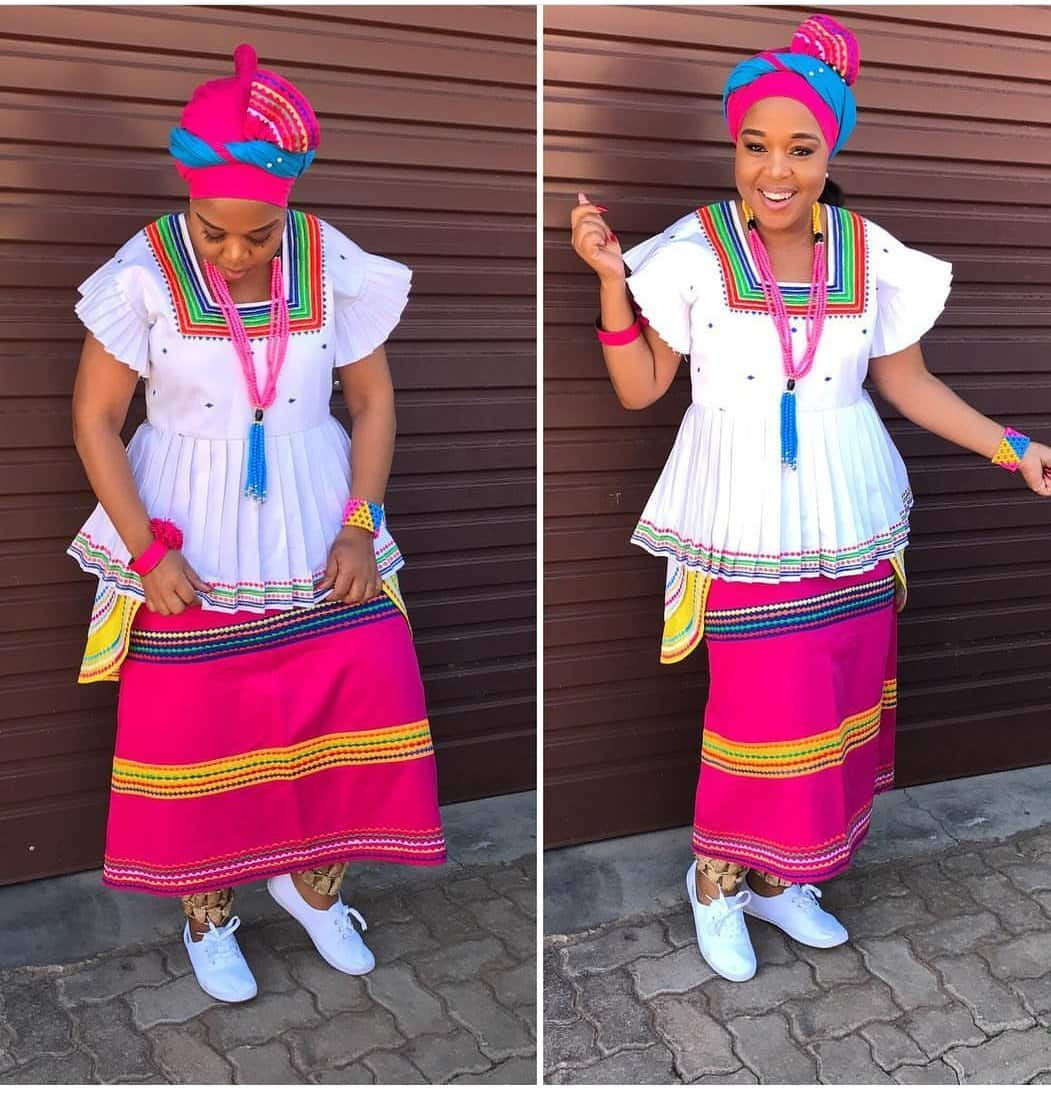 Sepedi modern 2024 traditional wear