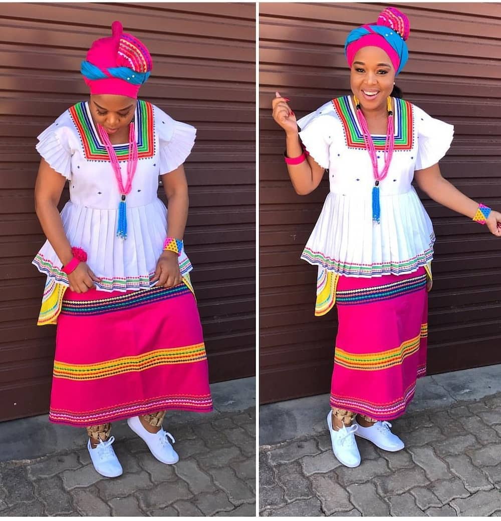 Top 45 Sepedi Traditional Clothes With Images for Ladies and Men 2019 ...
