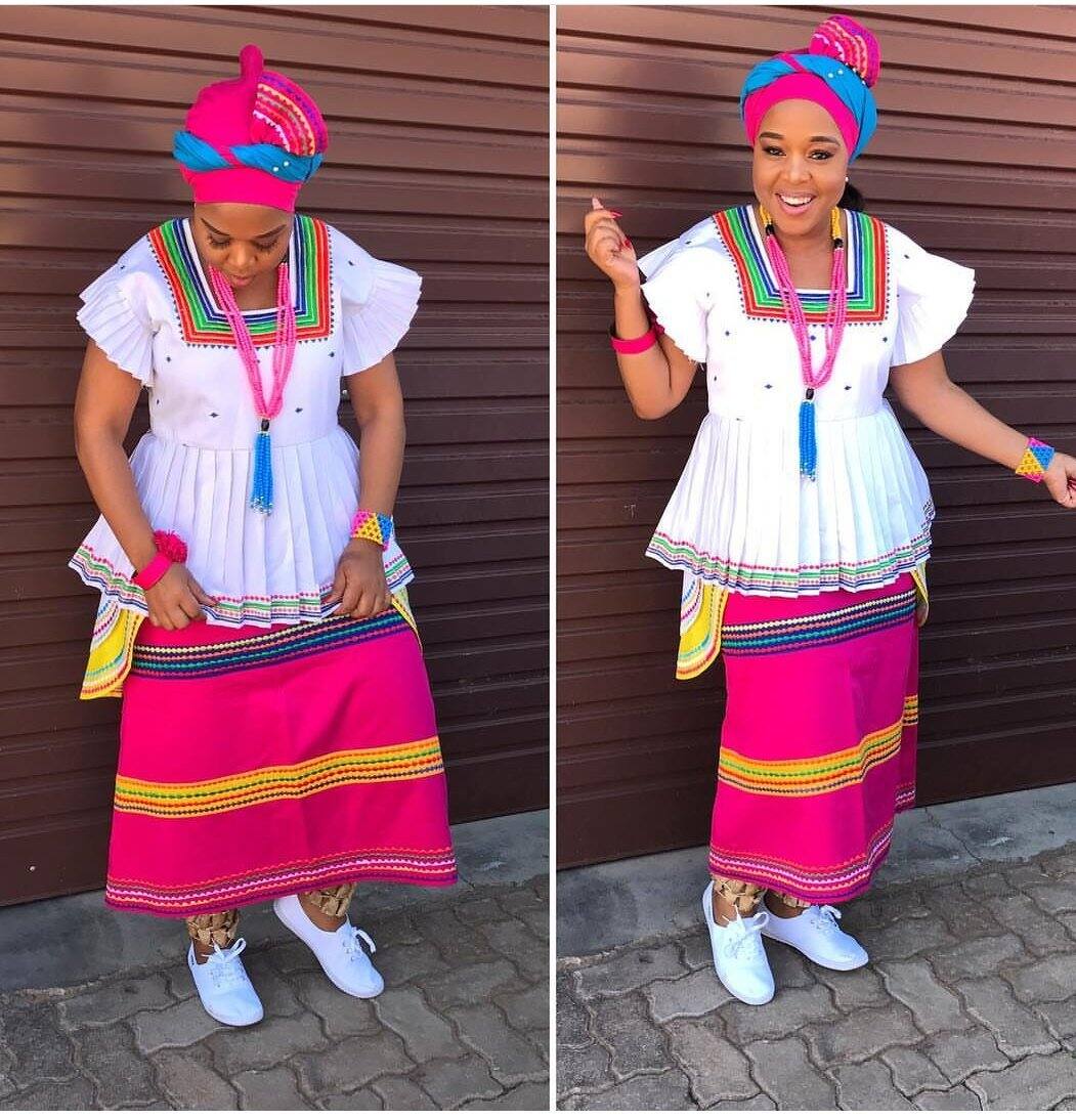 Top 45 Sepedi Traditional Clothes With Images For Ladies And Men 2019 