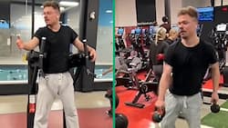 TikTok video of man's impression of South Africans' amapiano workout at gym amuses viewers