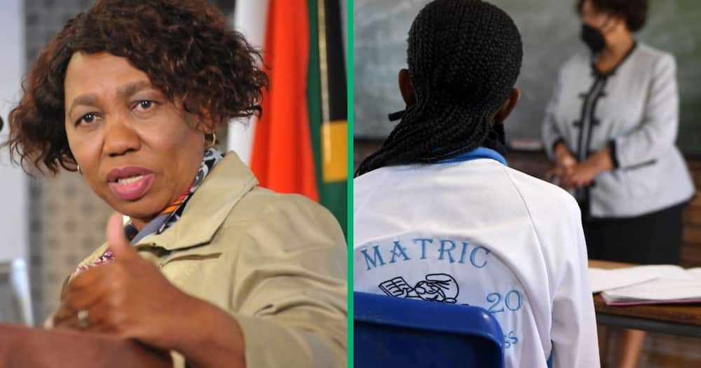 Angie Motshekga gave learners some advice on not to cheat during the matric examinations