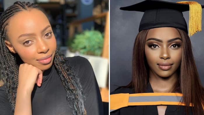 Smart babe ready for another graduation, wows Mzansi peeps with stunning pic