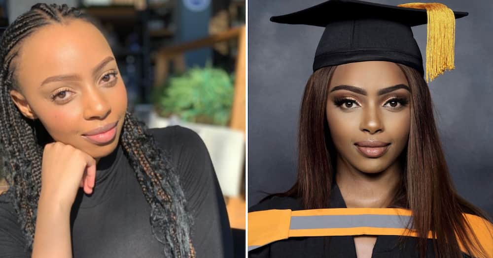 A lady from Johannesburg is ready for another degree, shared cute graduation snap