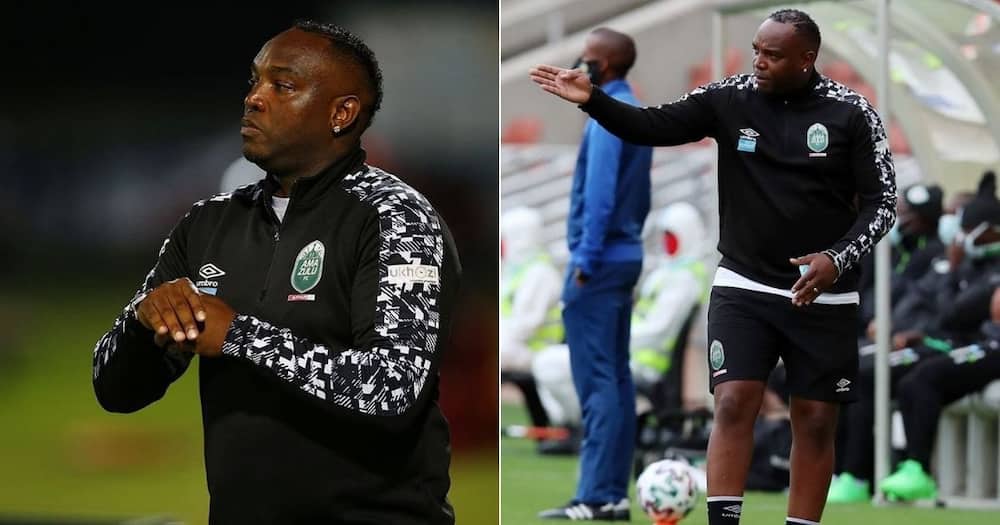 AmaZulu coach Benni McCarthy has angrily reacted to poor officiating in their match against Orlando Pirates. Image: @BenniMac17/Instagram