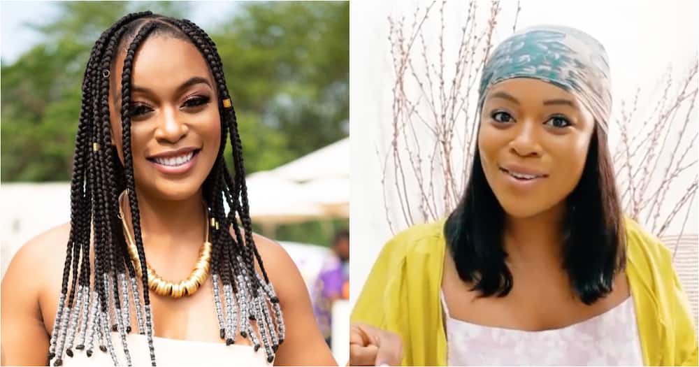 Nomzamo Mbatha shares adorable throwback from primary school
