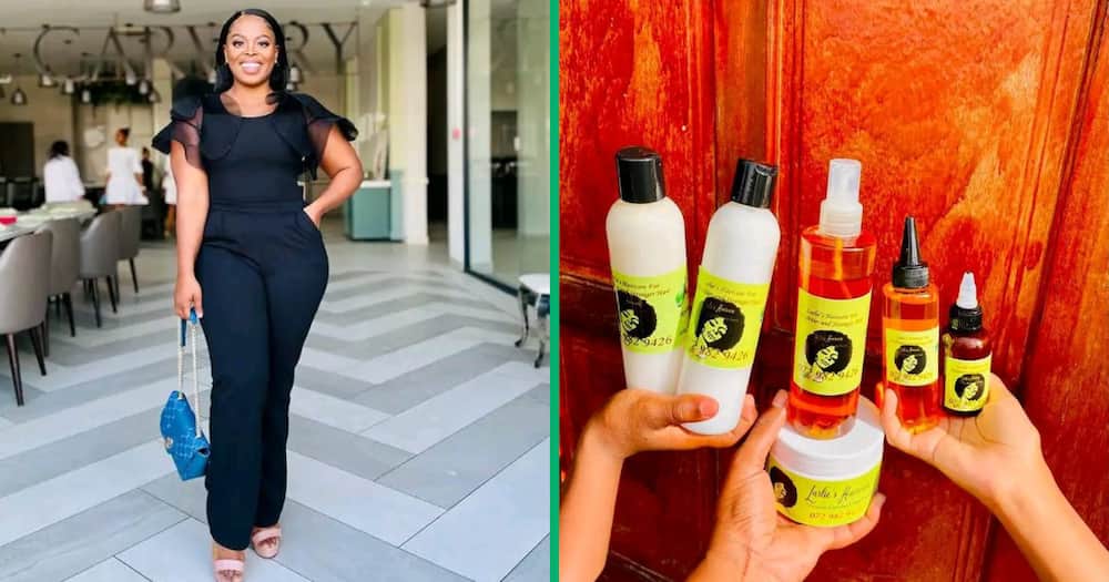 A lady in Eastern Cape has her own haircare brand and inspires many people