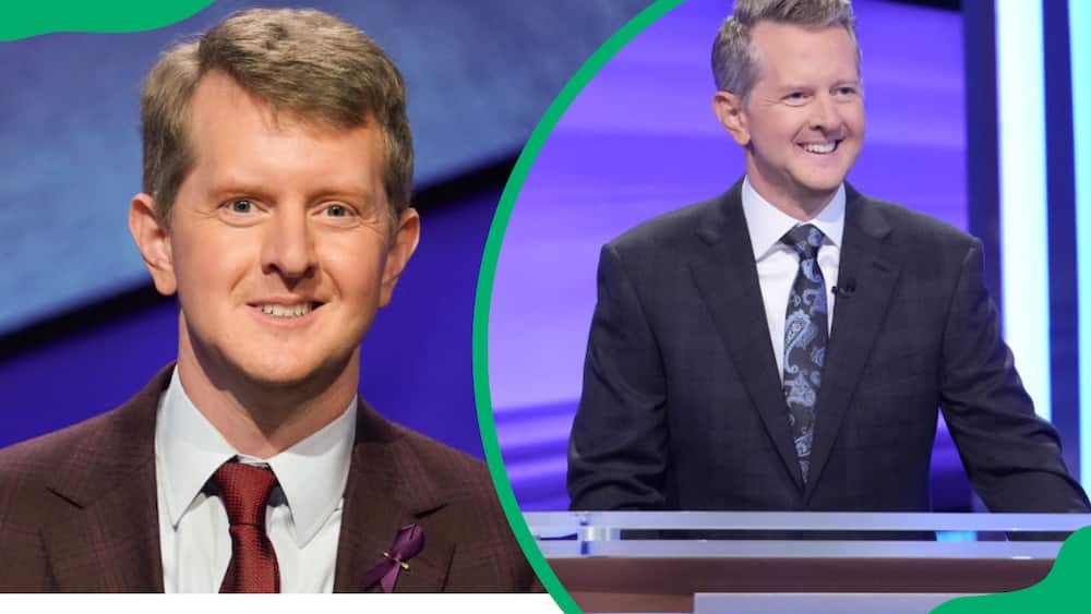 Ken Jennings during one of his shows on Jeopardy!