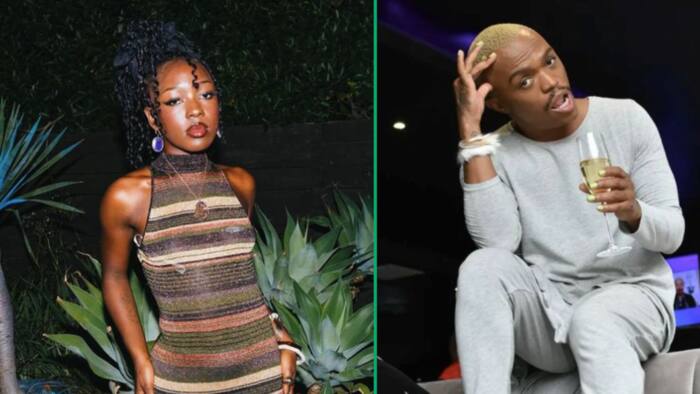 Somizi Mhlongo leaves SA rolling with laughter after joining the viral Elsa Majimbo challenge