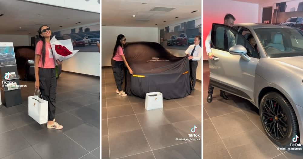 A SA woman got gifted a Porsche