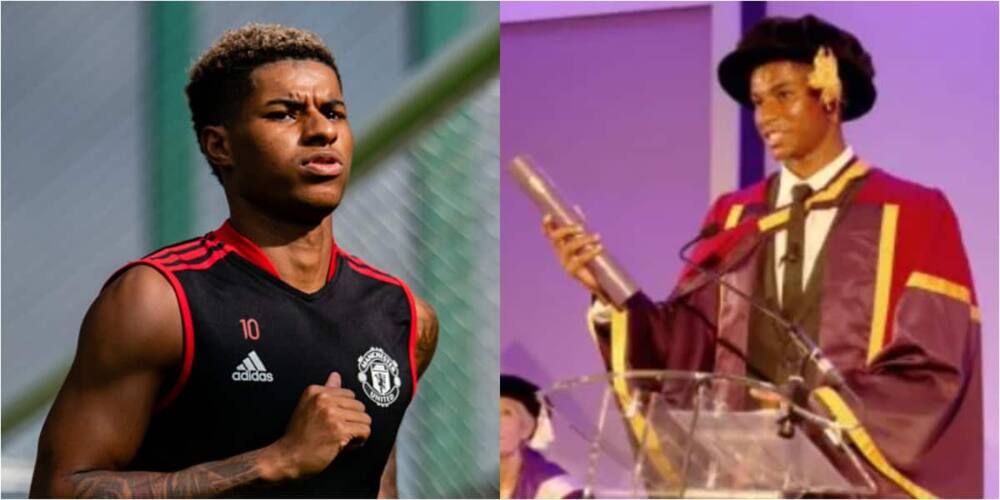 Marcus Rashford, Doctorate degree, University of Manchester