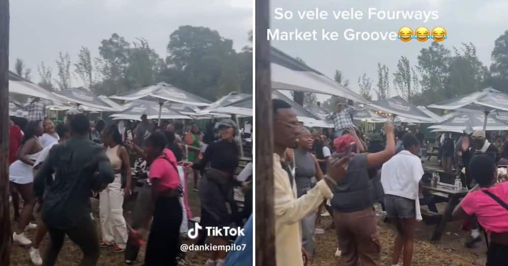 Footage of Mzansi people grooving at Fourways Farmers' Market upset many