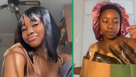 Young woman wows Mzansi with her R181 grocery haul from Food Lovers in a video