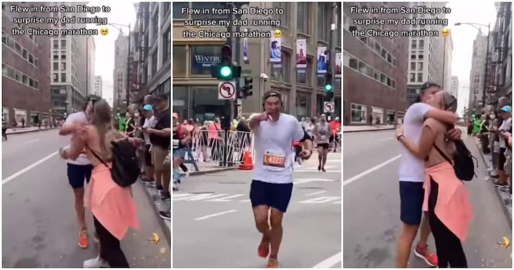 San Diego, Chicago, marathon, US, lady flies into Chicago