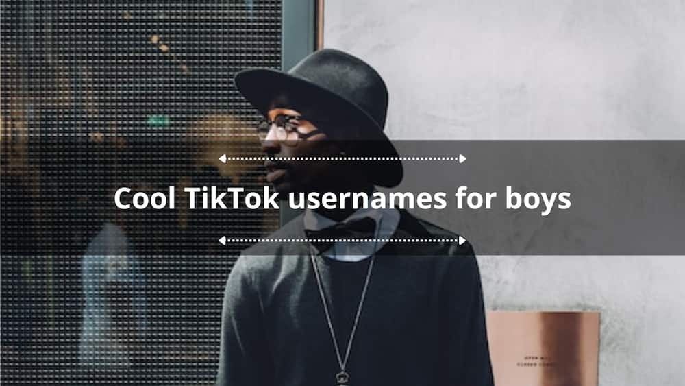 cool tiktok usernames for boys