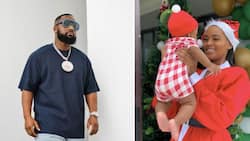 Cassper Nyovest pens sweet Mother's Day message for baby mama Thobeka Majozi: "You're raising the most beautiful boy"