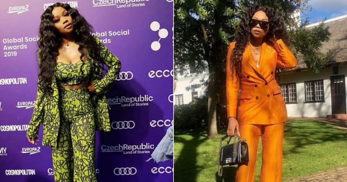 bonang matheba formal suits