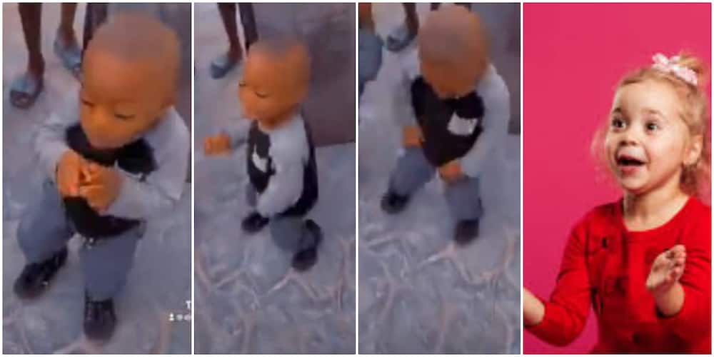 Nigerians react to video of kid doing the focus dance and legwork as he vibed to Ko Por Ke