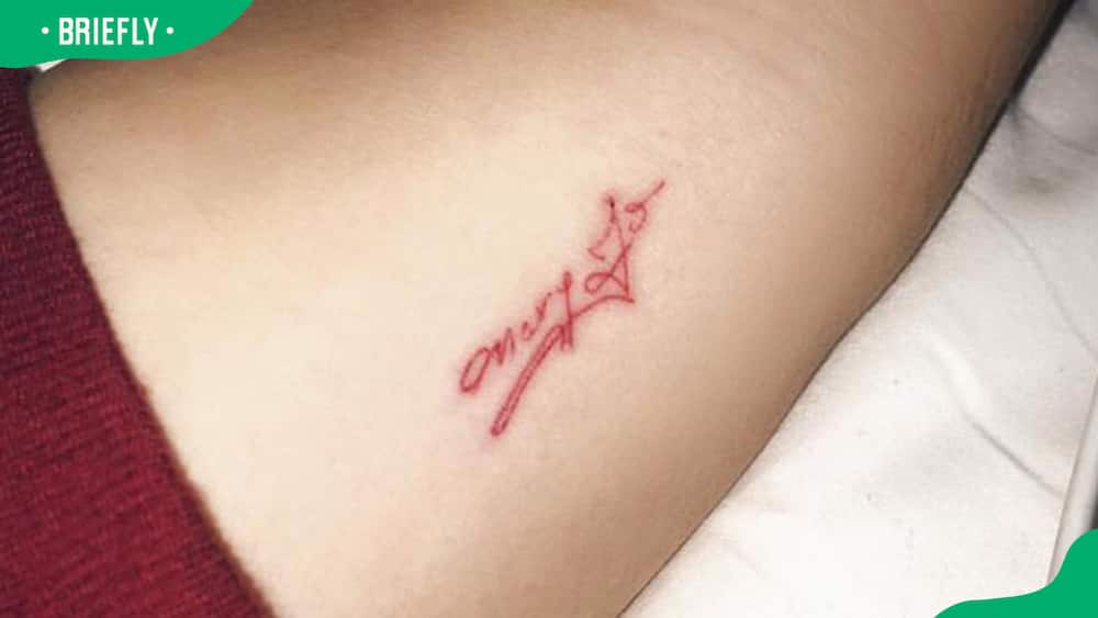 Kylie Jenner's Mary Jo tattoo