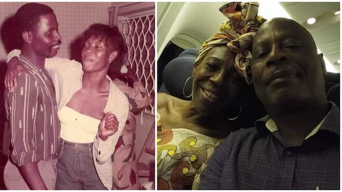 "This is beautiful": Lovely elderly couple's 'then & now' photos get many falling in love after surfacing online