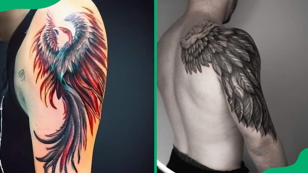 Phoenix wing tattoos