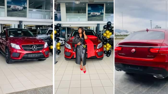Woman celebrates 40th birthday by buying new Mercedes SUV, Mzansi peeps feel inspired