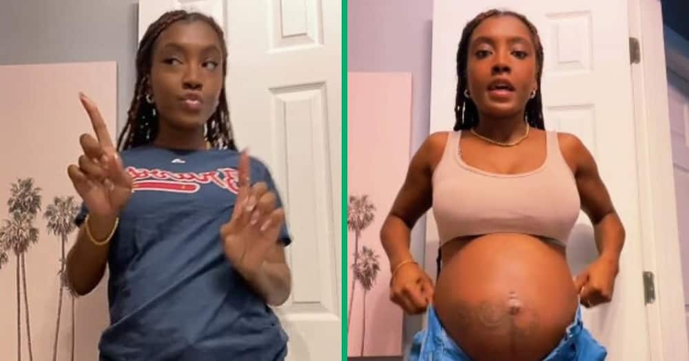 TikTok video shows pregnancy rare moment