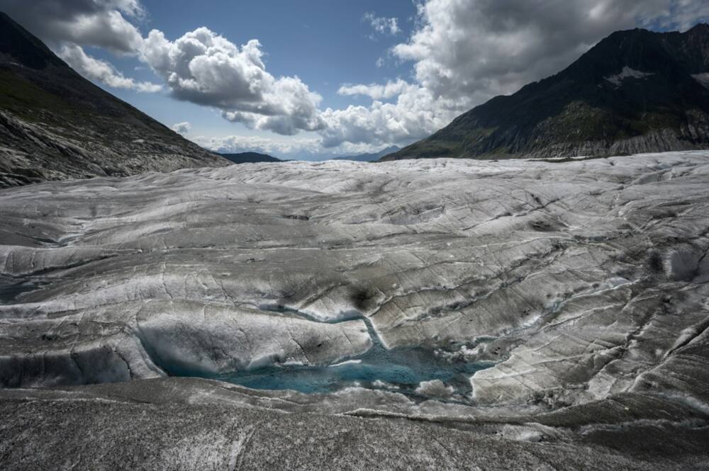 Melting ice at the Aletsch Glacier could lead to more pieces of wreckage being found