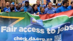 Democratic Alliance turns City of Cape Town blue as thousands take to streets in protest of race quotas