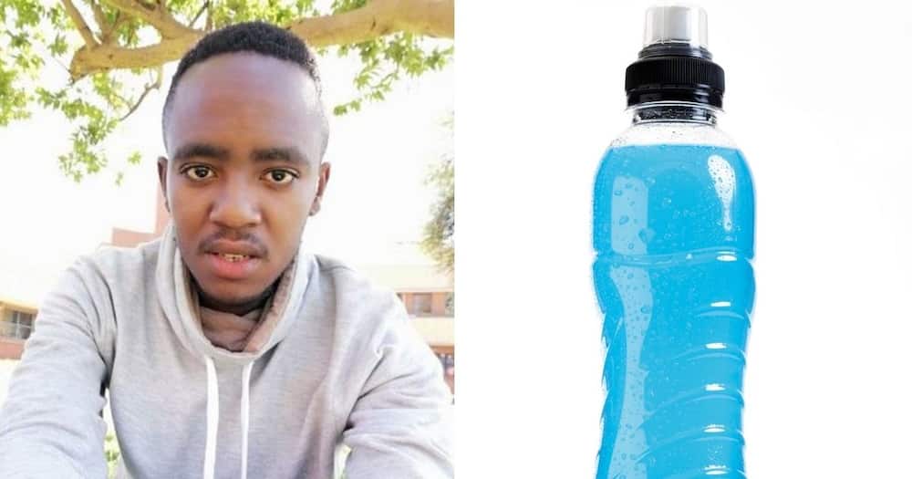 Man, Hydrated at Groove, Water and Sports Drink