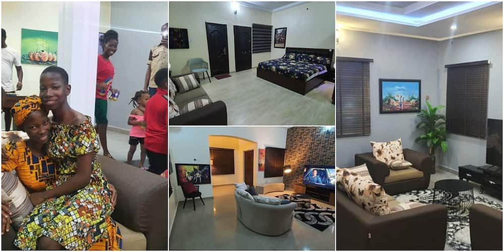 Beautiful interior of the house comedian Emmanuella builds for mom