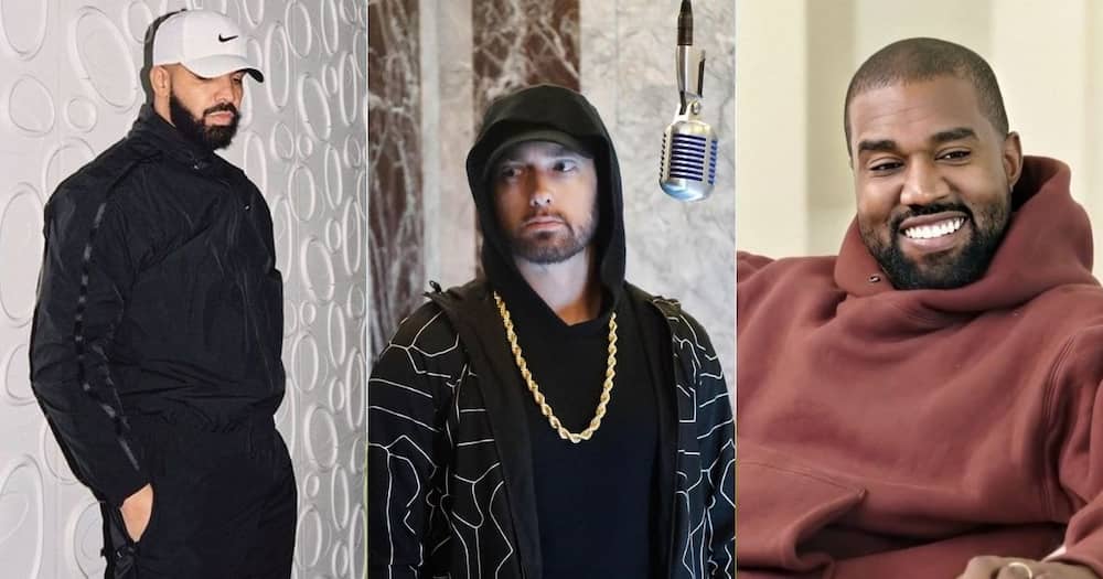 Eminem, highest selling rapper, of all time, Drake