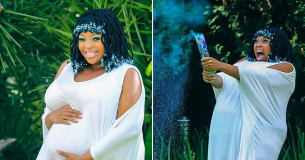 Relebogile Mabotja excitingly reveals the gender of her baby: #BoyMom