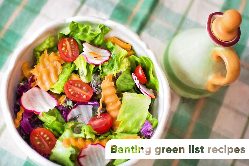 Banting green list recipes, banting diet list, banting food list, green list banting