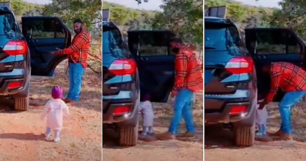 Adorable, Video of Dad, Opening Door, Baby, Warms Mzansi