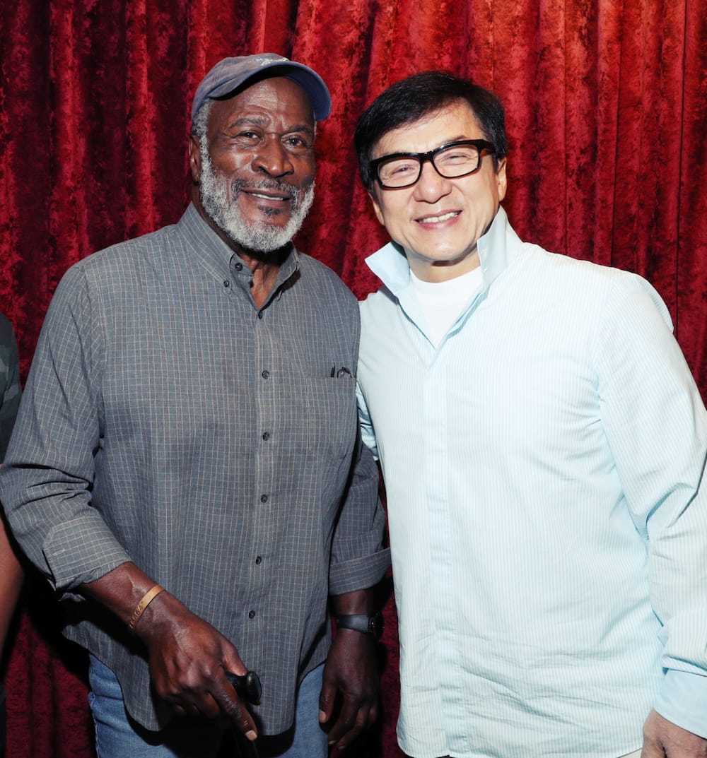 John Amos and Jackie Chan