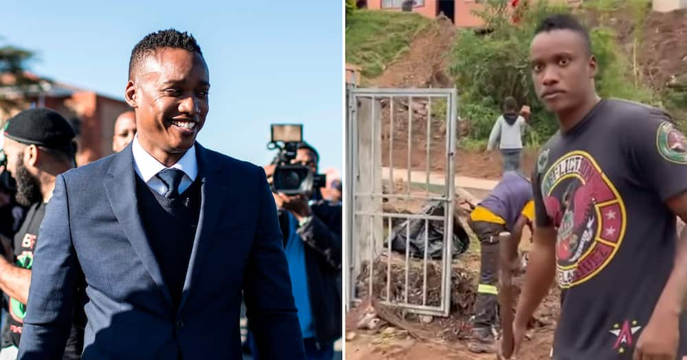 Duduzane Zuma, KZN floods, helps victims, social media post