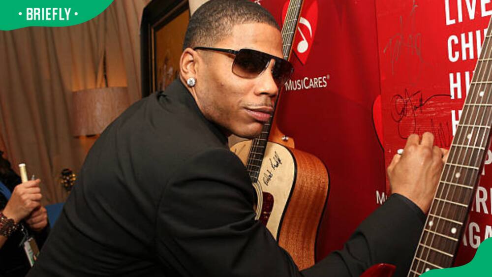 Nelly during The 49th Annual Grammy Awards