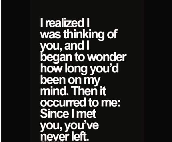 thinking about you quotes for him