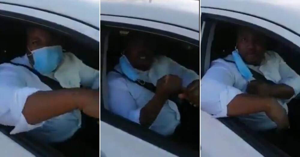 Man slams traffic cop for skipping red light after getting pulled over