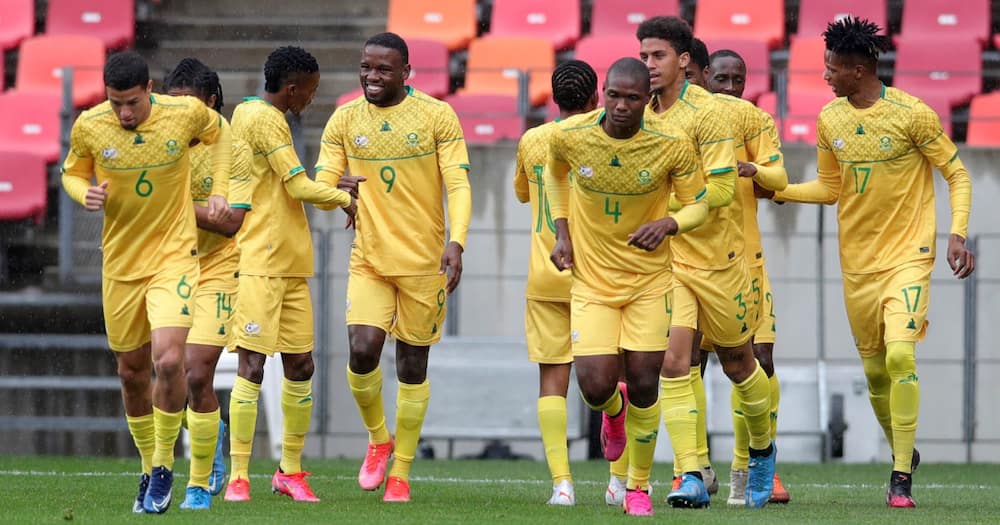 Victor Letsoalo, Bafana Bafana, hat trick, Lesotho, 4-0