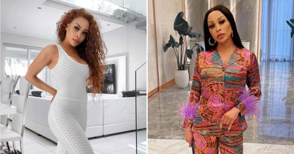 Khanyi Mbau reacts to pregnancy rumours