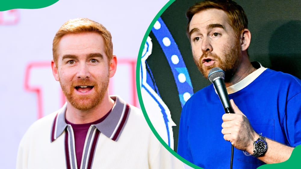 Who is Andrew Santino's wife?